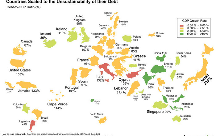 world-map-of-debt