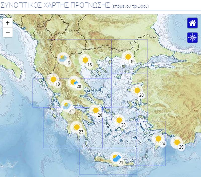 Καιρός: Νεφώσεις και ισχυροί άνεμοι