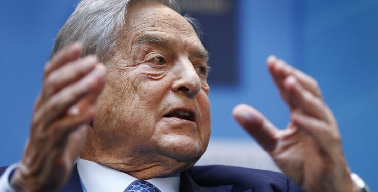 George Soros, chairman of Soros Fund Management, speaks during a forum "Charting A New Growth Path for the Euro Zone" at the IMF/World Bank annual meetings in Washington, Saturday, Sept. 24, 2011.  (AP Photo Manuel Balce Ceneta)