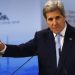 U.S. Secretary of State, John Kerry, gestures during his speech   at the Security Conference in Munich, Germany, Saturday, Feb. 13, 2016. (AP Photo/Matthias Schrader)