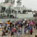 Her Majesty’s Canadian Ship (HMCS) Fredericton returns from Operation REASSURANCE. The ship returned to it’s home port after a successful seven-month deployment in the Mediterranean Sea on Operation REASSURANCE, Canada’s contribution to NATO assurance measures which promotes security and stability in Central and Eastern Europe. Photo was taken at Canadian Forces Base (CFB) Dockyard, Halifax, Nova Scotia, on 12 July, 2015.

©DND 2015
Photo: LS Peter Frew, Formation Imaging Services Halifax