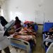 epa05959672 Cholera-infected Yemeni women receive treatment at a hospital in Sana'a, Yemen, 12 May 2017. According to World Health Organization, an acute cholera outbreak in Yemen has claimed the lives of at least 51 people across the conflict-plagued Arab country over the past two weeks, estimating that 7.6 million Yemenis live in areas with a high risk of cholera transmission.  EPA/YAHYA ARHAB