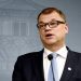 Finnish Prime Minister and Centre Party chairman Juha Sipila attends a news conference at the PM's official residence Kesaranta in Helsinki, Finland, June 12, 2017. LEHTIKUVA/Jussi Nukari/ via REUTERS