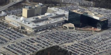 An aerial view of the National Security Agency (NSA) headquarters in Ft. Meade, Maryland, U.S. January 29, 2010.       REUTERS/Larry Downing/File Photo