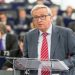 epa06027279 President of the European Commission Jean-Claude Juncker delivers his speech at the European Parliament in Strasbourg, France, 14 June 2017, about the Preparation of the European Council of 22 and 23 June 2017.  EPA/PATRICK SEEGER