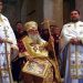 Macedonia (the former yugoslav republic of macedonia, fyrm) easter sunday mass led by archbishop timotei (center). Saint sofia orthodox church, ohrid