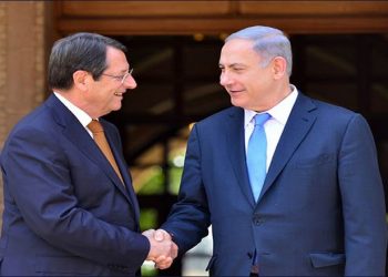 PM Netanyahu with Cyprus President Nicos Anastasiades in Nicosia, Cyprus