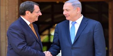 PM Netanyahu with Cyprus President Nicos Anastasiades in Nicosia, Cyprus