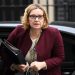 Britain's Home Secretary Amber Rudd arrives to attend a Cabinet meeting at Downing Street in central London, Britain on April 24, 2018.