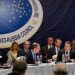 NATO-Russia Council meeting in Sochi, Russia. View of the room. Left to right: the Permanent Representative for the US to NATO, Ivo Daalder; Russian Minister of Foreign Affairs, Sergei Lavrov and NATO Secretary General Anders Fogh Rasmussen.