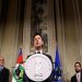 Italy's Prime Minister-designate Giuseppe Conte talks to the media at the Quirinal Palace in Rome, Italy, May 31, 2018. REUTERS/Alessandro Bianchi