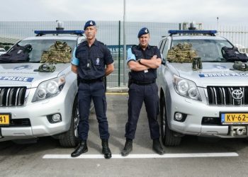 Launch of the European Border and Coast Guard at the Bulgarian-Turkish border, in Kapitan Andreevo, October 6, 2016.