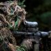 A member of the sniper team watches for the enemy during Exercise ALLIED SPIRIT V as part of Operation REASSURANCE on October 6, 2016. (Cpl Jay Ekin/DND-MDN Canada)