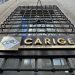 epa04464661 (FILE) A file photo dated 09 July 2014 showing an exterior view of the Banca Carige bank in Genoa, Italy. Twenty-five eurozone banks failed a stress test intended to gauge their financial stability, the European Central Bank (ECB) said 26 October 2014, adding that nearly half of those must raise 10 billion euros (12.7 billion dollars) in the next nine months.
Twelve banks have already raised 15 billion euros in capital to adjust their balance sheets in 2014. According to ECB, Banca Carige is one of 12 banks that need to raise 10 billion euros jointly to recapitalize within the next six to nine months to meet the European Central Bank (ECB) requirement. They are expected to submit recapitalization plans to the ECB within two weeks.  EPA/LUCA ZENNARO