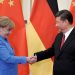 FILE PHOTO: China's President Xi Jinping meets German Chancellor Angela Merkel at the Great Hall of the People in Beijing, China, May 24, 2018. REUTERS/Jason Lee/File Photo