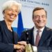 Christine Lagarde and Mario Draghi