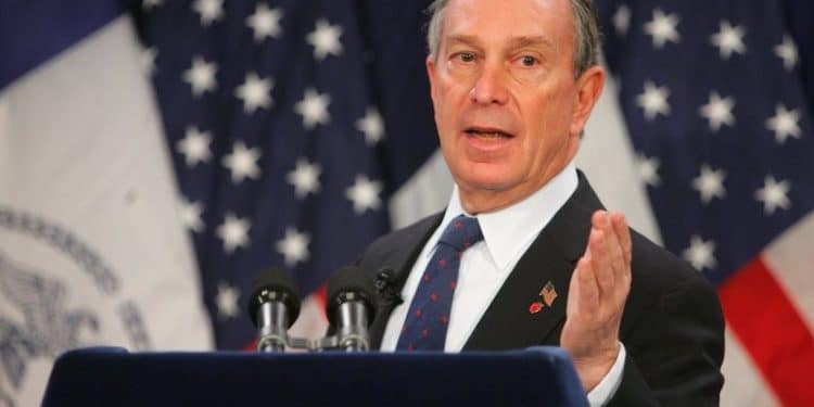 Description=New York City Mayor Michael Bloomberg delivers his budget address in the Blue Room at City Hall on January 27, 2005. REUTERS/Craig Warga/Pool