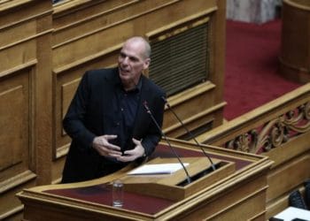 Συζήτηση για την κυβερνητική πολιτική, σχετικά με τα εργασιακά θέματα, στην Ολομέλεια της Βουλής, στην Αθήνα, στις 14 Φεβρουαρίου, 2020