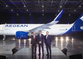 Το Airbus A320neo που παρέλαβε η Aegean