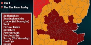 UK under Strict Lockdown. Tier 4