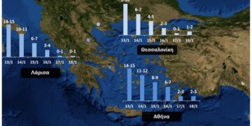 «Λέανδρος» θα σαρώσει για 5 μέρες όλη την Ελλάδα