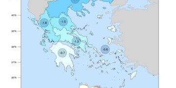 Meteo: Πολύ χαμηλές θερμοκρασίες στη Βόρεια και Δυτική Ελλάδα