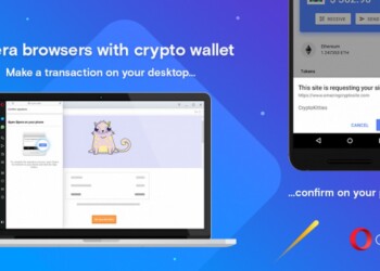 Opera with cryptowallet