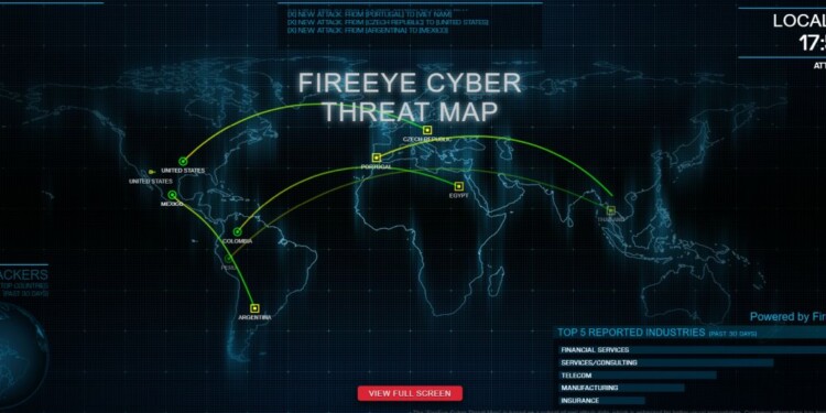 Cyber Attacks Map