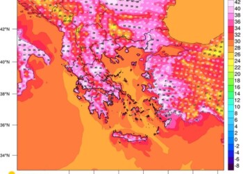 Meteo Καύσωνας Κυριακή 1 Αυγούστου