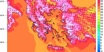 Meteo Καύσωνας Κυριακή 1 Αυγούστου