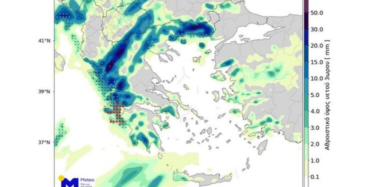 Meteo: Νεότερα για το κύμα κακοκαιρίας