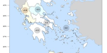 Κοντά στον μέσο όρο της 10ετίας η θερμοκρασία τον Νοέμβριο