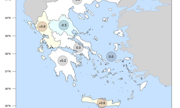 Κοντά στον μέσο όρο της 10ετίας η θερμοκρασία τον Νοέμβριο