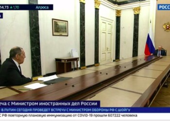 Συνάντηση Πούτιν - Λαβρόφ στο Κρεμλίνο