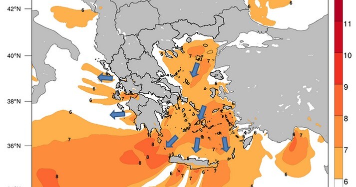 Καιρός: Εξασθενούν τα φαινόμενα - Πολύ κρύο και ισχυροί άνεμοι