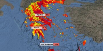 Meteo: Ξεπέρασε τους 30 βαθμούς η μέγιστη θερμοκασία