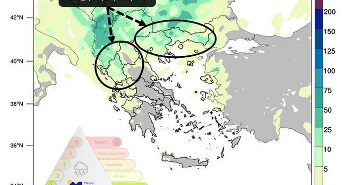 Meteo: Βροχές, καταιγίδες και ενισχυμένοι άνεμοι την Κυριακή