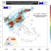 Χάρτης 1. Πυκνότητα κεραυνών σύμφωνα με το σύστημα «ΖΕΥΣ»