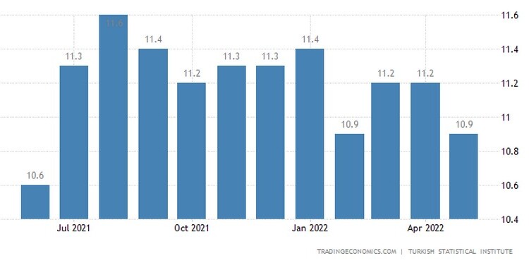 Τουρκία: Σε χαμηλά τριμήνου η ανεργία