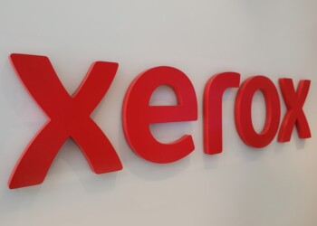 Xerox news, Xerox news logo, Xerox sign, Xerox logo sign, Xerox HQ, Xerox Headquarters, Xerox Logo Headquarters Sign