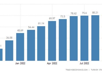 Ανεξέλεγκτος μαίνεται ο πληθωρισμός στην Τουρκία, σκαρφαλώνοντας στο 83,5% τον Σεπτέμβριο και ενώ η κεντρική τράπεζα επιμένει σε μειώσεις των επιτοκίων,