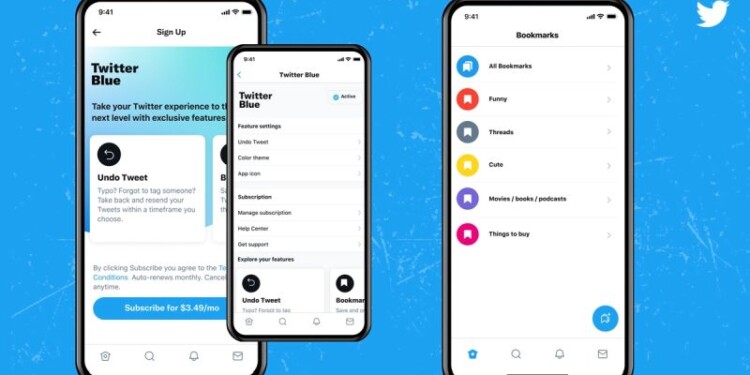 Την εμπορική διάθεση του Twitter Blue, της νέας συνρδρομητικής υπηρεσίας του Twitter που περιλαμβάνει τους επαληθευμένους λογαρισμούς και δίνει δυνατότητες εξατομικευμένης διαμόρφωσης