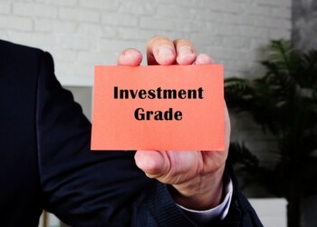Business concept meaning Investment Grade with inscription on the page.
