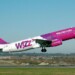 Wizz Air airplane takes off