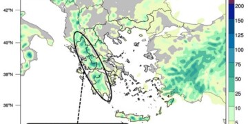 Meteo: Που θα βρέξει την Κυριακή