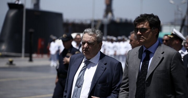 Naming ceremony and flag raising of submarines "MATROZOS" and "KATSONIS" in Greek Shipyards Scaramanga on June 23, 2016. / Τελετή ονοματοδοσίας και ύψωσης της σημαίας των Υποβρυχίων «ΜΑΤΡΩΖΟΣ» και «ΚΑΤΣΩΝΗΣ» στα Ελληνικά Ναυπηγεία στο Σκαραμαγκά στις 23 Ιουνίου 2016.