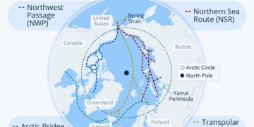 Ο αρκτικός δρόμος του μεταξιού και τρεις ακόμα διάδρομοι για πλοία