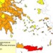 Ακραίος κίνδυνος πυρκαγιάς - Κατάσταση συναγερμού (κατηγορία κινδύνου 5) προβλέπεται σήμερα για δύο περιφέρειες της χώρας,