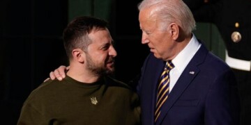 President Joe Biden welcomes Ukraine's President Volodymyr Zelenskyy at the White House in Washington, Wednesday, Dec. 21, 2022. (AP Photo/Andrew Harnik)