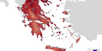 Αυξητική τάση της αισθητής θερμοκρασίας στην Ελλάδα